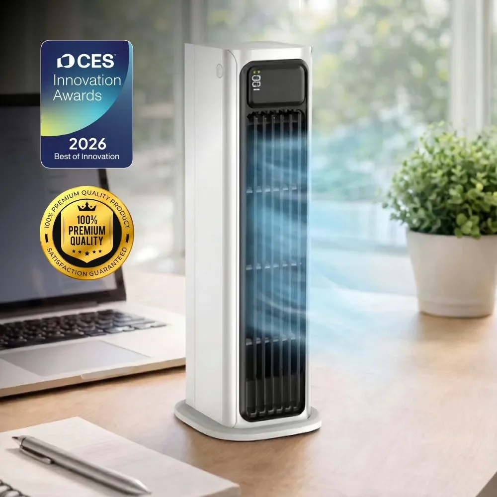 AirZuma key features bladeless tower cooler