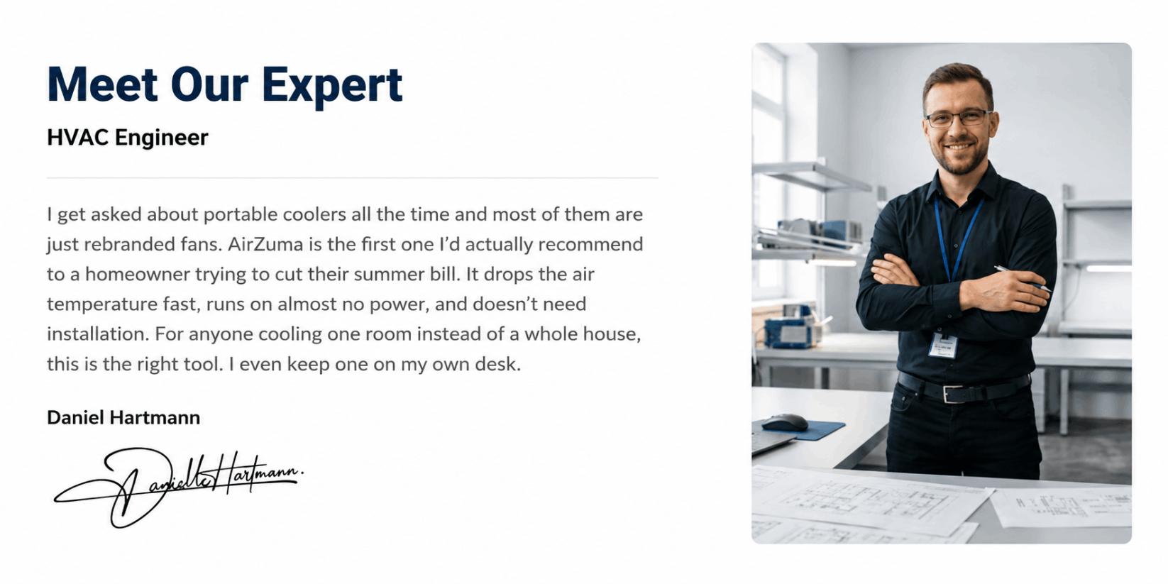 AirZuma portable personal air cooler